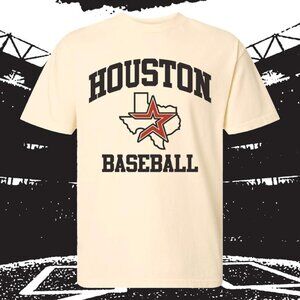 Baseball Team Shirts Vintage Graphic Tee MLB New York Houston Texas Los Angeles